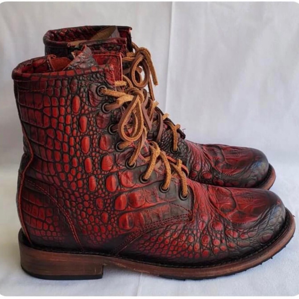 DDDISO Freebird Manchester Red Croco ❤️🐊❤️